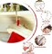 Christmas Stocking Holders for Mantle Set of 6,Upgrade Non-Slip Fireplace Stocking Holder,Lightweight Metal Stocking Hangers for Mantle,Stocking Hooks for Christmas Party Decoration (Gold)
